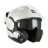 Casco Abatible NOX Premium Spinner Blanco Perla
