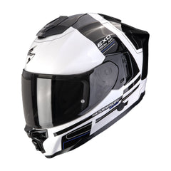 CASCO SCORPION EXO-1500 AIR DUAL BLANCO / NEGRO / AZUL