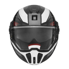 NOX Casco Abatible Premium Spinner ARK Blanco, Rosa y Negro