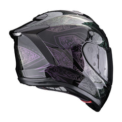 CASCO SCORPION EXO-1500 AIR FANTASY NEGRO / CAMALEÓN