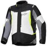 CHAQUETA DE MOTO TEXTIL ALPINESTARS ST-1 WP GRIS / NEGRO / FLOU