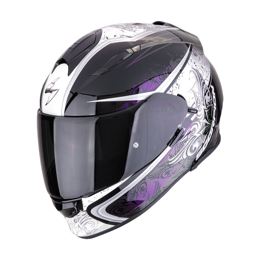 CASCO SCORPION EXO-491 RUN NEGRO / CAMALEÓN