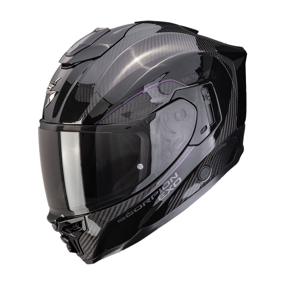 CASCO SCORPION EXO-1500 CARBON AIR MUNDI NEGRO / CAMALEÓN