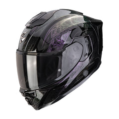 CASCO SCORPION EXO-1500 AIR FANTASY NEGRO / CAMALEÓN