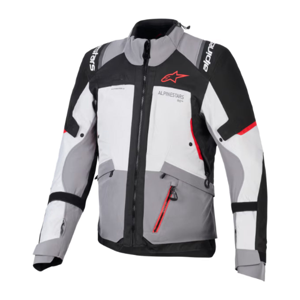 Chaqueta Textil Alpinestars Andes V4 Drystar Gris / Negro / Rojo
