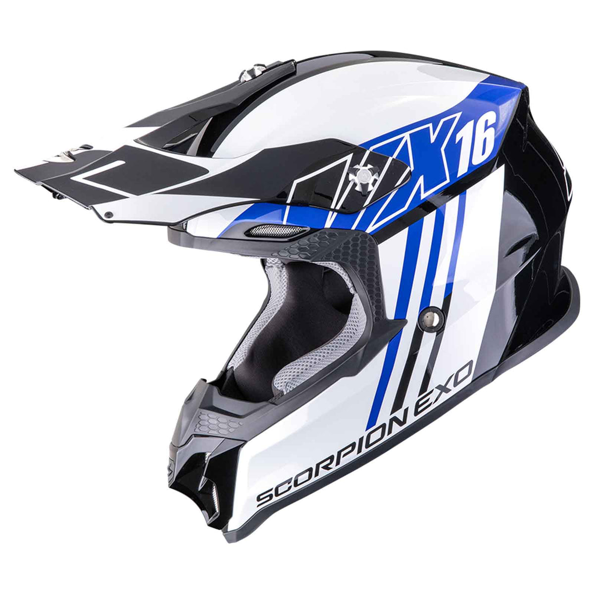 Scorpion VX-16 Evo Air Lignes Casco de motocross