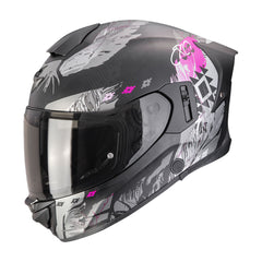 CASCO SCORPION EXO-530 AIR HADJI NEGRO / ROSA