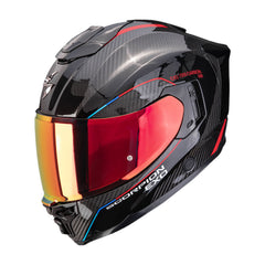 CASCO SCORPION EXO-1500 CARBON AIR MUNDI NEGRO / ROJO