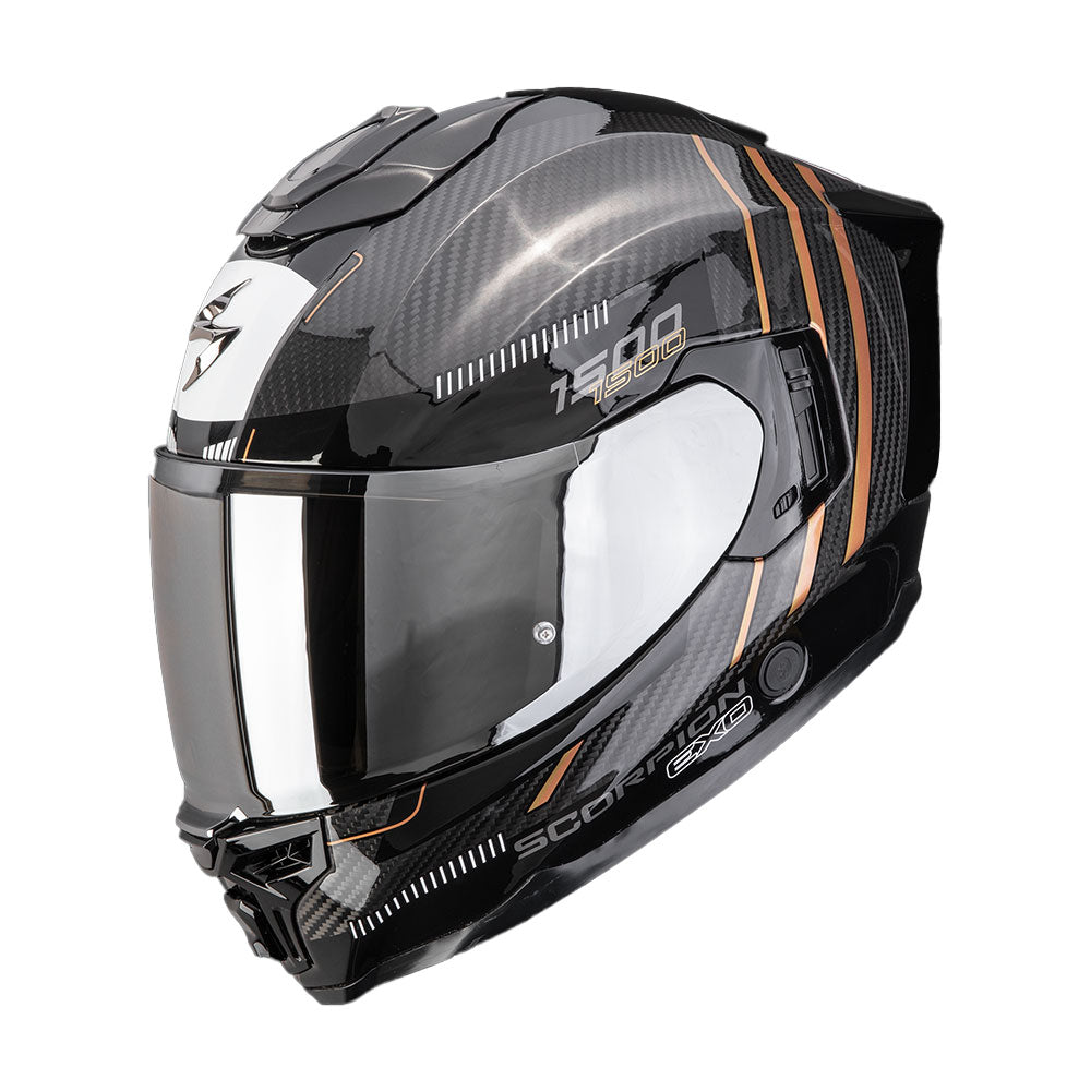 CASCO SCORPION EXO-1500 CARBON AIR ZITY NEGRO / COBRE