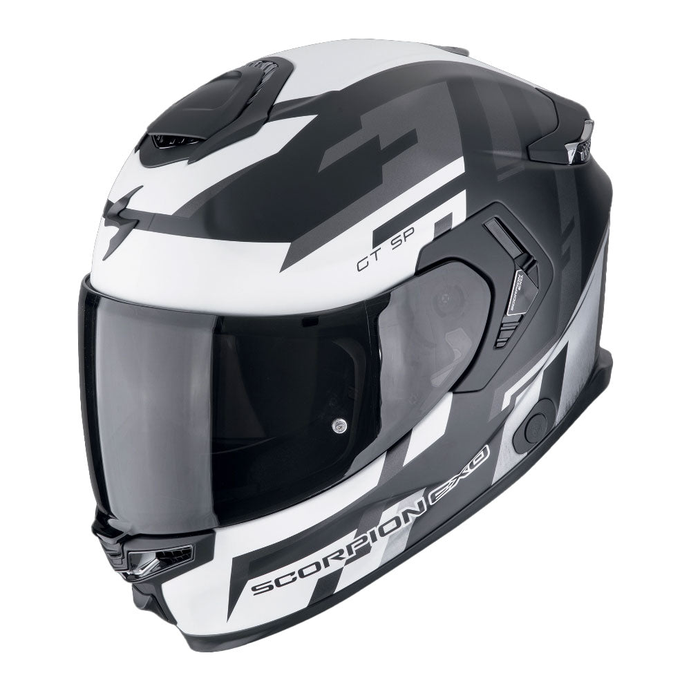 CASCO SCORPION EXO-GT SP AIR TORNADO BLANCO / NEGRO