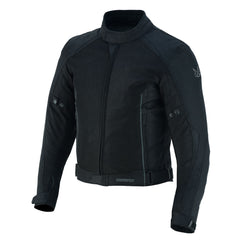 CHAQUETA DE MOTO TEXTIL MZONE ASHTON NEGRO SUMMER