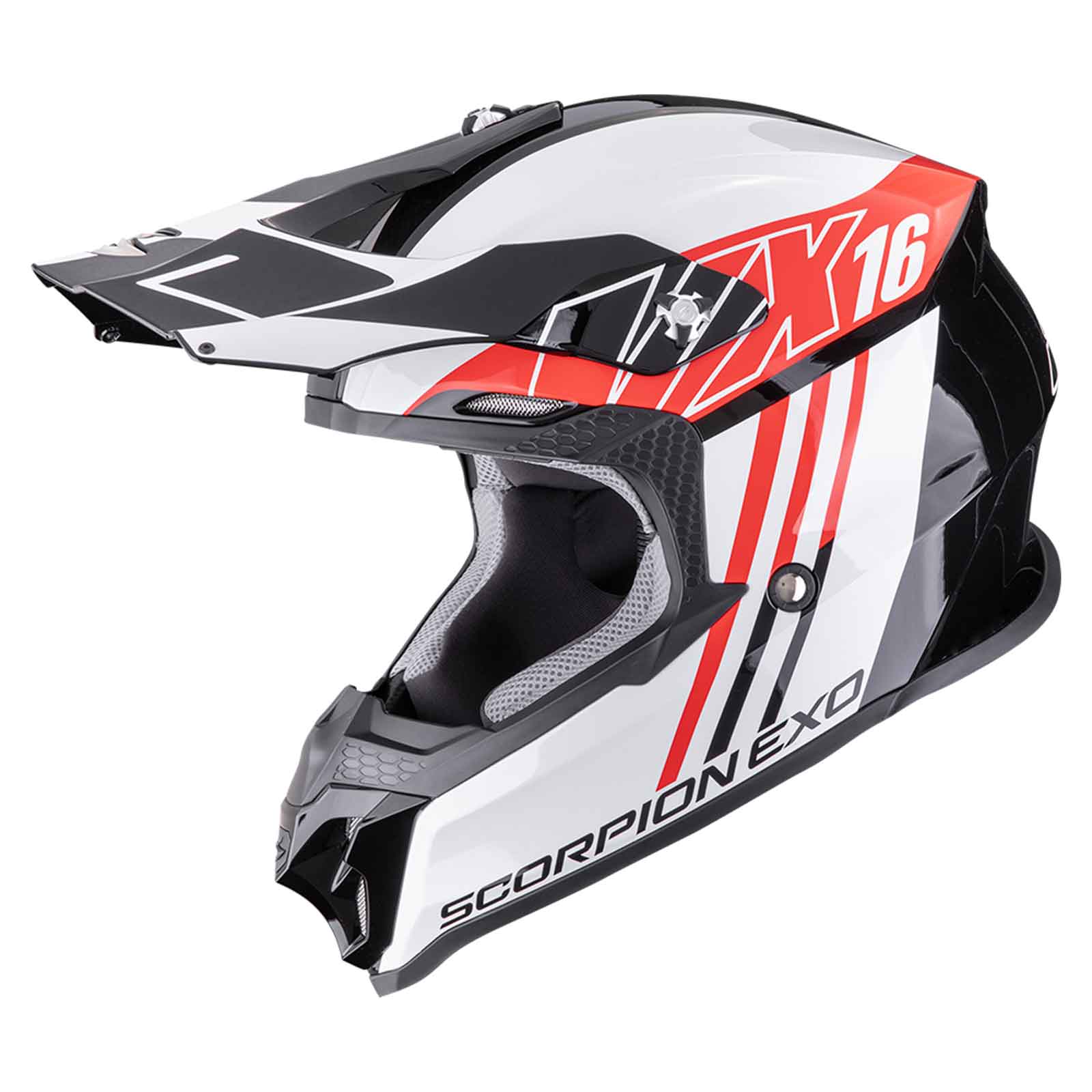 Scorpion VX-16 Evo Air Lignes Casco de motocross