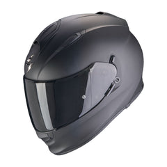 CASCO SCORPION EXO-491 NEGRO SÓLIDO MATE
