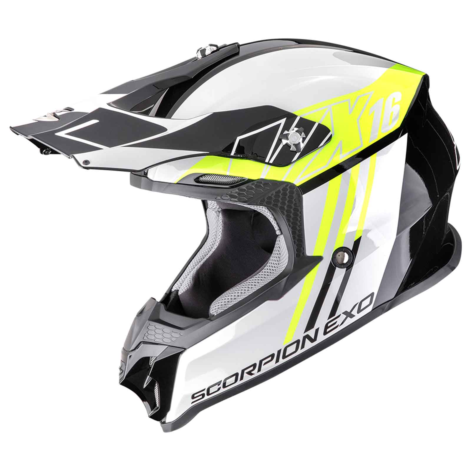 Scorpion VX-16 Evo Air Lignes Casco de motocross
