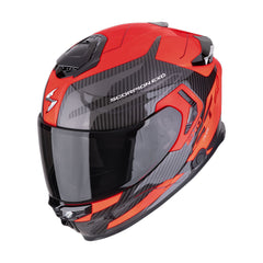 CASCO SCORPION EXO-GT SP AIR FLEX NEGRO / NEON ROJO