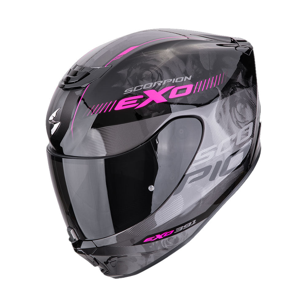CASCO SCORPION EXO-391 AVA NEGRO / ROSA