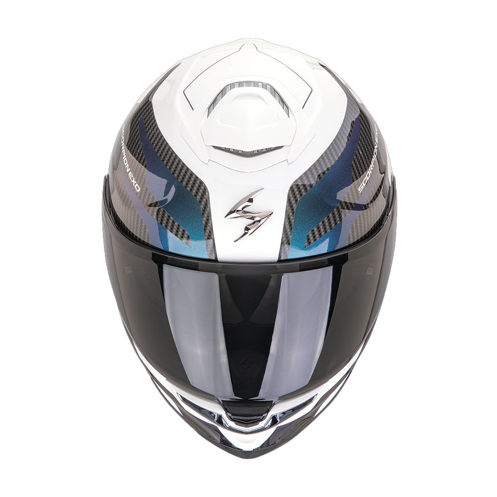 CASCO SCORPION EXO-GT SP AIR FLEX BLANCO / CAMALEÓN