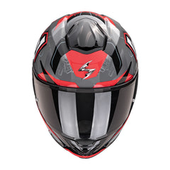 CASCO SCORPION EXO-530 AIR ROK NEGRO / ROJO