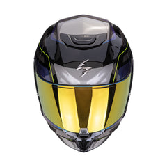 CASCO SCORPION EXO-391 LEO NEGRO / AZUL