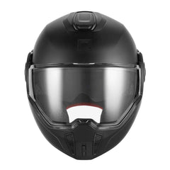 Casco Abatible NOX Premium Spinner Negro Brillante