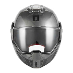 Casco Abatible NOX Premium Spinner Titanio Cepillado Mate