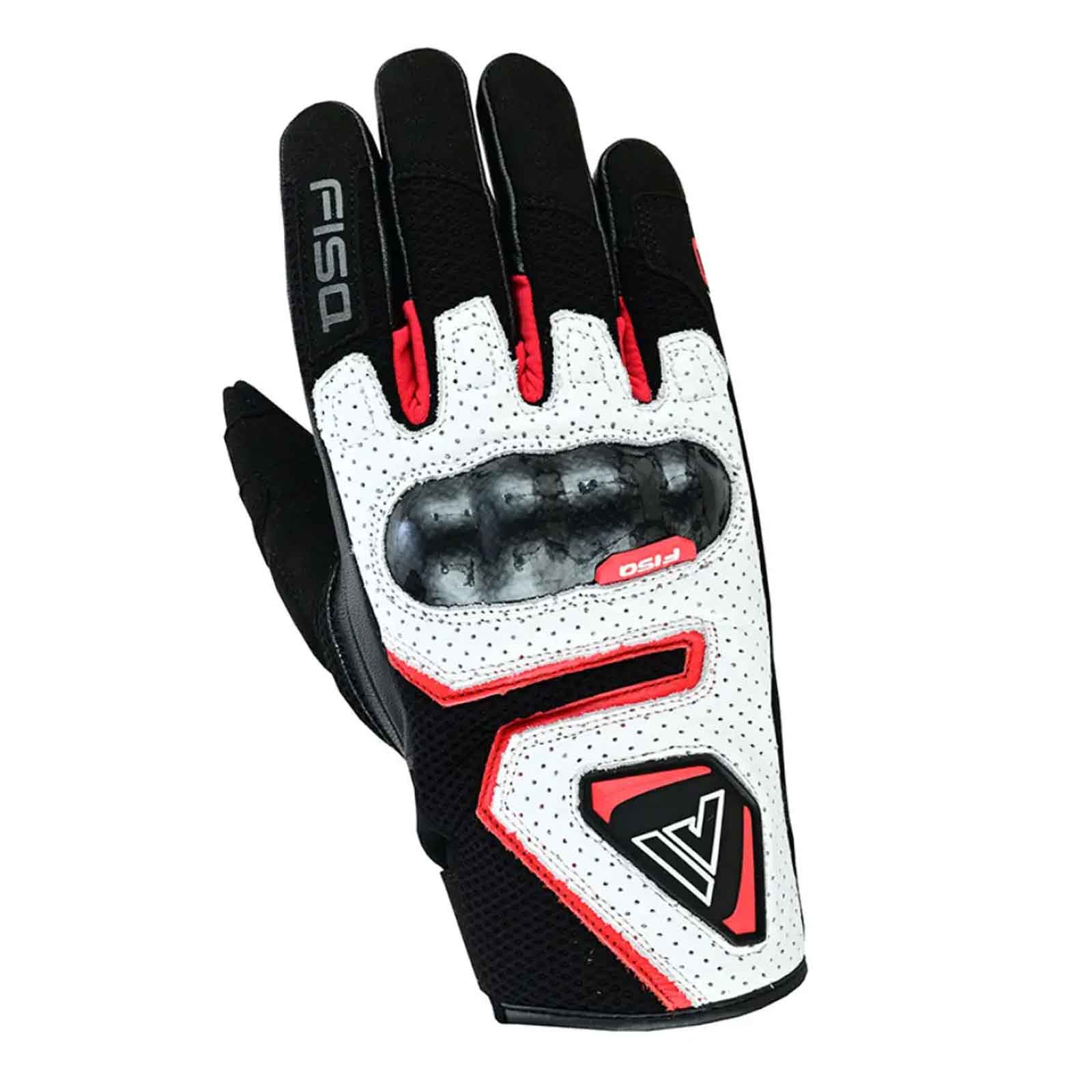 Guantes Fisa FX3 Blanc / Rojo