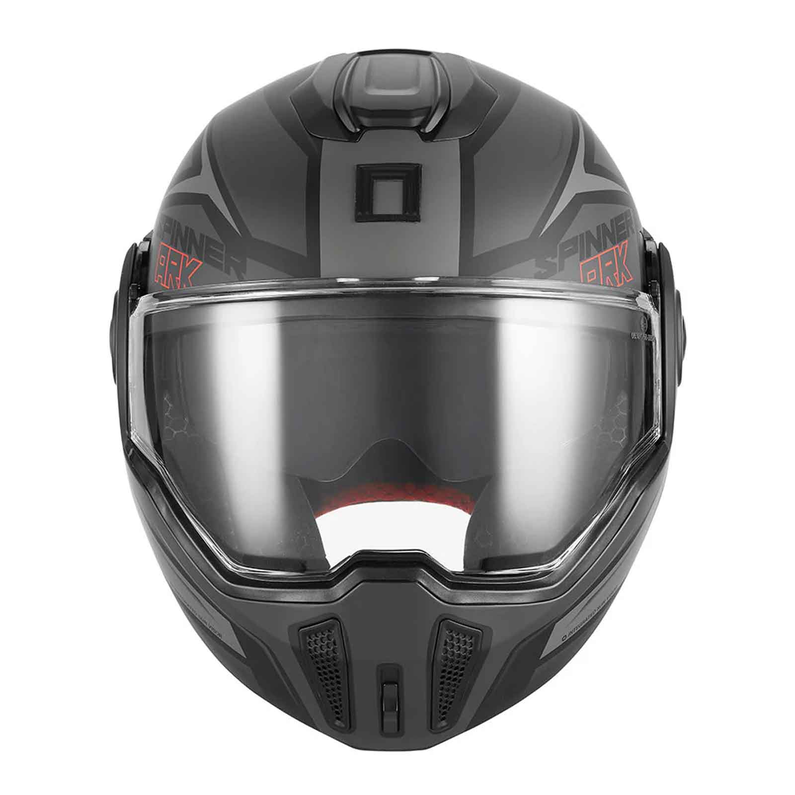 CASCO MODULAR NOX PREMIUM SPINNER ARK NEG MATT ROJO