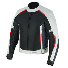 CHAQUETA DE MOTO TEXTILE MZONE ASHTON TRI-COLOR SUMMER