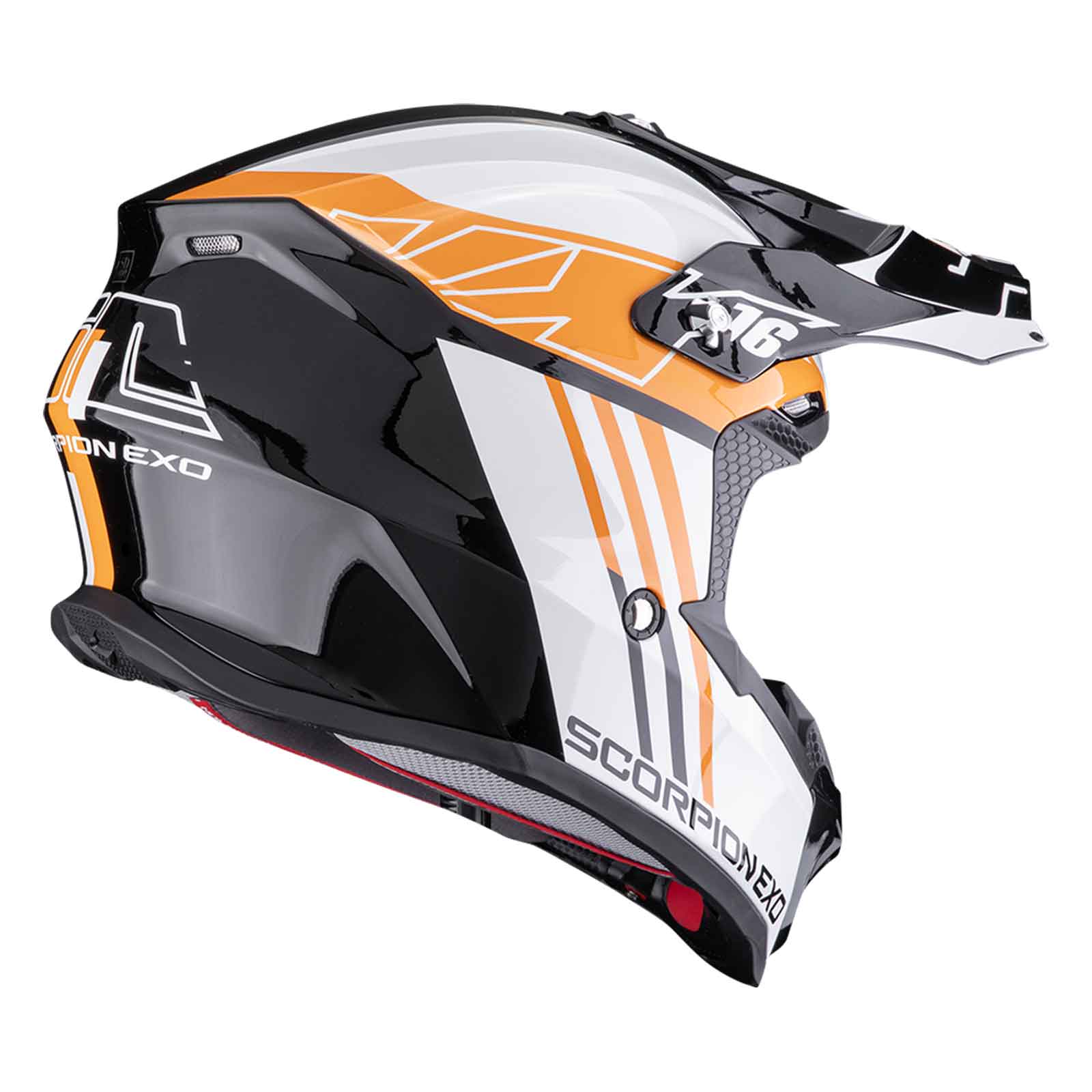 Scorpion VX-16 Evo Air Lignes Casco de motocross