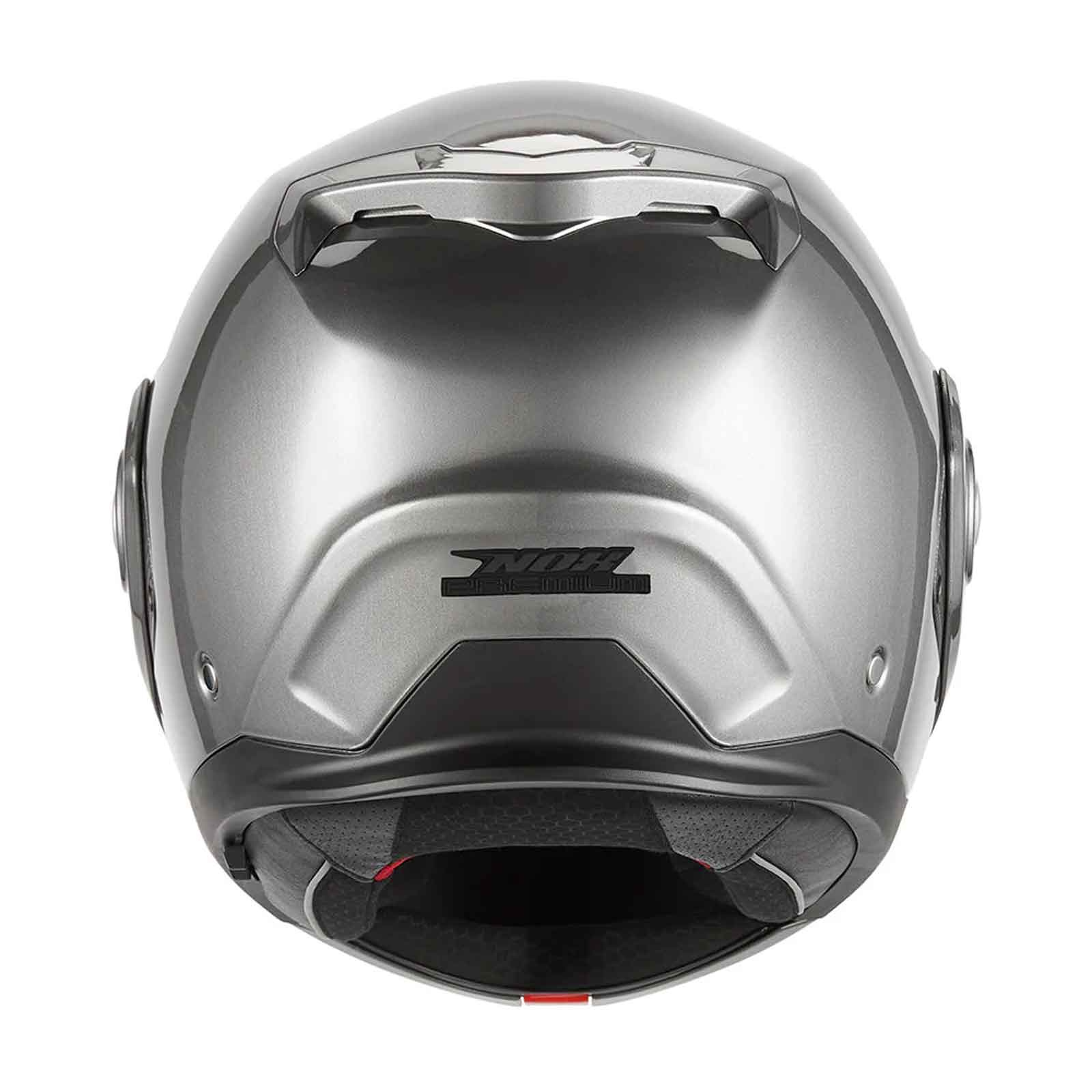 Casco Abatible NOX Premium Spinner Titanio Cepillado Mate