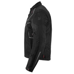 CHAQUETA DE MOTO TEXTIL MZONE VALECO NEGRO